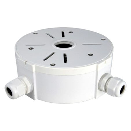 Anschlussbox - Für Bullet- oder Dome-Kameras - Geeignet für den Außenbereich - Decken- oder Wandinstallation - Kabelstift / Mehr
