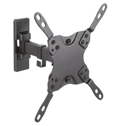 Halterung mit Arm - Unterstütztes Gewicht 20Kg - VESA 200x200mm - Abstand zur Wand 60mm-190 mm - Neigung -12º / +5º - Rotation -