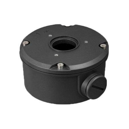 Junction box - For bullet cameras - Suitable for outdoor use - Ceiling or wall installation - Colour black - Cable pin - UV-TR-J