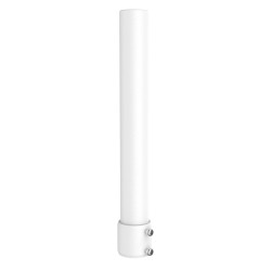 Dachstütze für motorisierte Domos - Höhe 223 mm - Geeignet für den Außenbereich - Weiße Farbe - Hergestellt aus Aluminium - UV-T