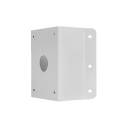 Ecke Unterstützung - Für motorisierte UNIVIEW-Kameras - Geeignet für den Außenbereich - Kabelstift - Weiße Farbe - 215 mm (H) x 