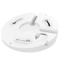 Geneigte Dachstütze - Für Dome-Kameras - Geeignet für den Innenbereich - Weiße Farbe - Kunststoff - 24 mm (H) x 109.6 mm (Ø) - U