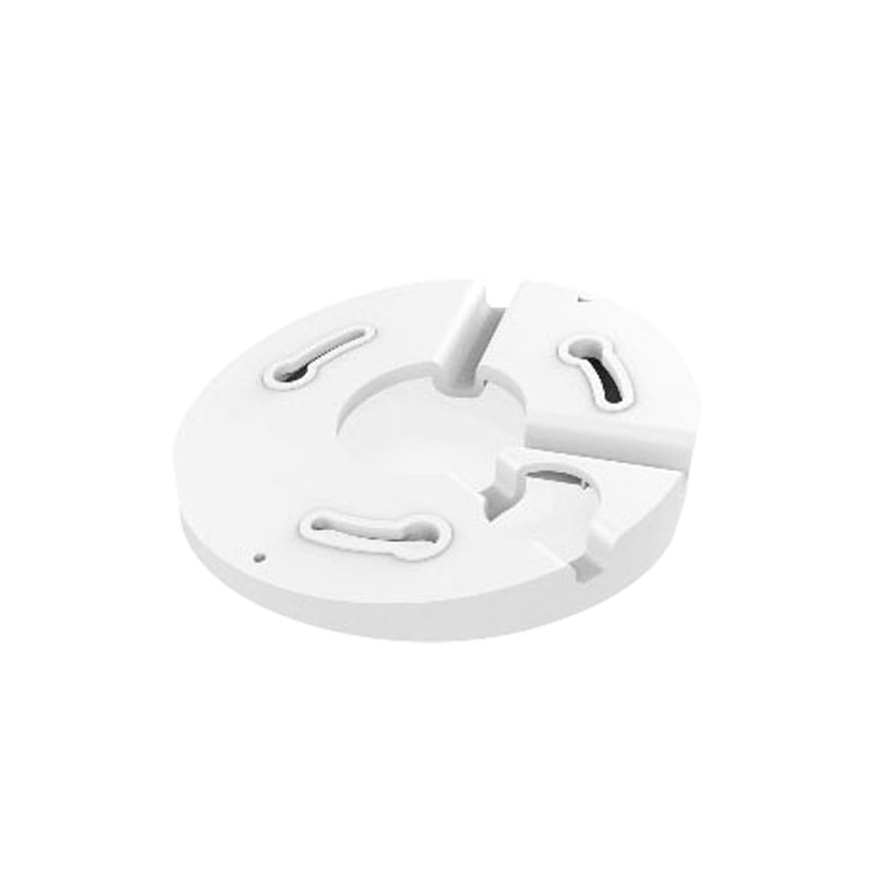 Geneigte Dachstütze - Für Dome-Kameras - Geeignet für den Innenbereich - Weiße Farbe - Kunststoff - 24 mm (H) x 109.6 mm (Ø) - U