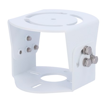 Bracket for masts - For 2D cameras - Suitable for outdoor and indoor use - White colour - 117 x 101 x 83 mm - UV-TR-UV06-C-IN - 