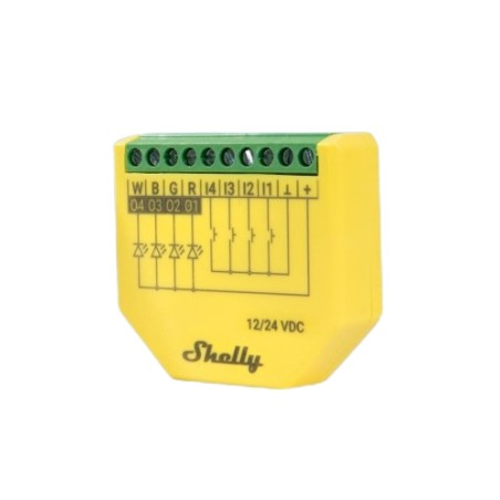 Shelly · Unterputz · "Plus RGBW PM" · 2er Pack · LED Lichtcontroller · WLAN · BT - 253069 - 1