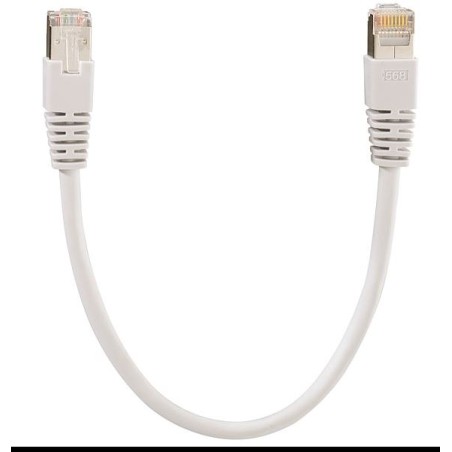 Rutenbeck Patchkabel RJ45, CAT8.1 2000Mhz, 2m, grau, S-STP(S/FTP), LSZH, AWG26, PK Cat.8.1/Class I 2,0 m - 184913 - 1