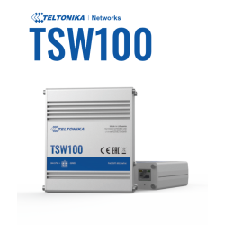 Teltonika · Switch · TSW100 · 5 Port Gigabit Industrial unmanaged POE Switch - 1