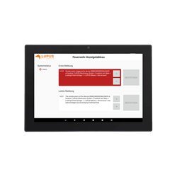 LUPUS NB-IoT - 10 Zoll PoE Feuerwehr Anzeigetableau