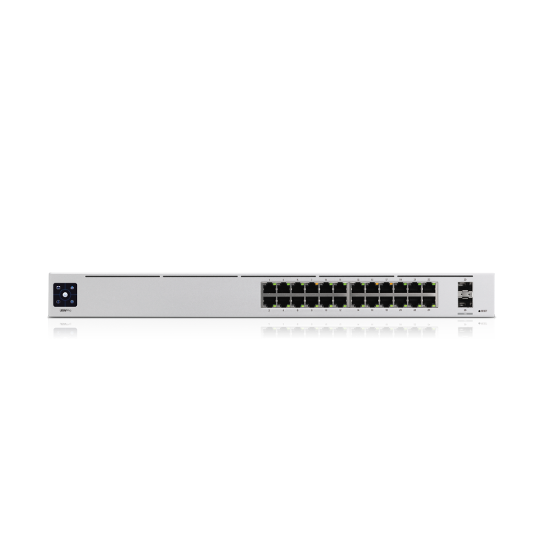 Ubiquiti Switch full managed Layer3 26 Port &bull 24x GbE &bull 2x SFP+ &bull 19" &bull Lüfterlos &bull UniFi &bull USW-Pro-24 -