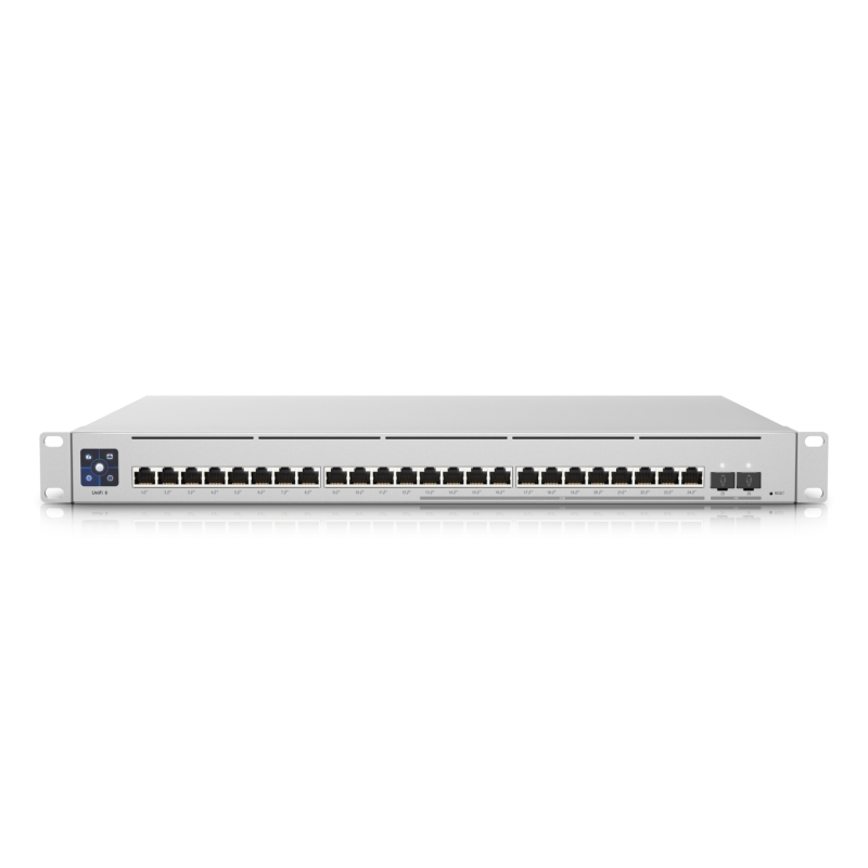 Ubiquiti Switch full managed Layer3 26 Port &bull 12x 2,5 GbE &bull 12x GbE &bull PoE Budget 400W &bull 24x PoE at &bull 2x SFP+