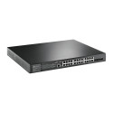 TP-Link Switch full managed Layer2+ 28 Port &bull 24x 1 GbE &bull 4x SFP+ &bull PoE Budget 384 Watt &bull 24x PoE at &bull 19? &