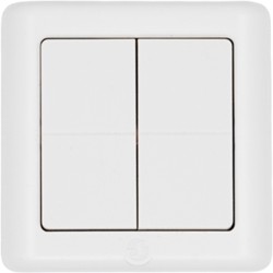 Shelly · Plug & Play · "BLU Wall Switch 4 ZB DK" · Wandtaster · 4-fach · 16 Aktionen · Weiß - 256920 - 1