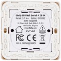 Shelly · Plug & Play · "BLU Wall Switch 4 ZB DK" · Wandtaster · 4-fach · 16 Aktionen · Weiß - 256920 - 4