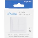 Shelly · Plug & Play · "BLU Wall Switch 4 ZB DK" · Wandtaster · 4-fach · 16 Aktionen · Weiß - 256920 - 5