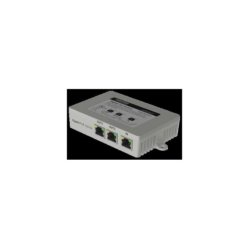 CyberData Networking - 2-Port PoE Gigaset Switch - 113314 - 1