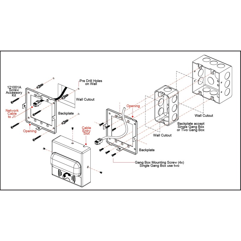 Cyberdata IP Notification - SIP RGB Strobe (Indoor) - 138368 - 3