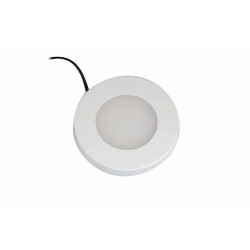 Synergy 21 Downlight Round / 4000K Weiß / 12V / 76Ø x 10mm Möbelleuchte mit AMP Stecker - 248391 - 1