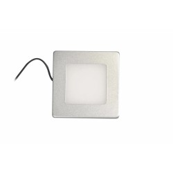Synergy 21 Downlight Square / 4000K Silber / 12V / 76 x 76 x 10mm Möbelleuchte mit AMP Stecker - 248396 - 1