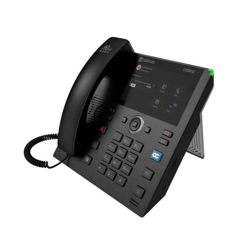 AudioCodes Teams C456HD IP-Phone PoE GbE black - 257258 - 3