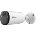 4G IP-Bullet-Kamera, 4 MP, 2,1 mm, IR 15 m, mit Solarpanel, inkl. Akku 6,5 Ah, IP66, weiß - DH-KIT-EUR/IPC-BF4CP-4G-0210B-XL-Pea
