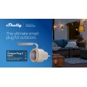 Shelly · Plug & Play "Outdoor Plug S Gen3" · Adapter plug for outdoors · 12A · Measuring function · WLAN · Matter · BT - 239974 