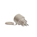 Shelly · Plug & Play "Outdoor Plug S Gen3" · Adapter plug for outdoors · 12A · Measuring function · WLAN · Matter · BT - 239974 