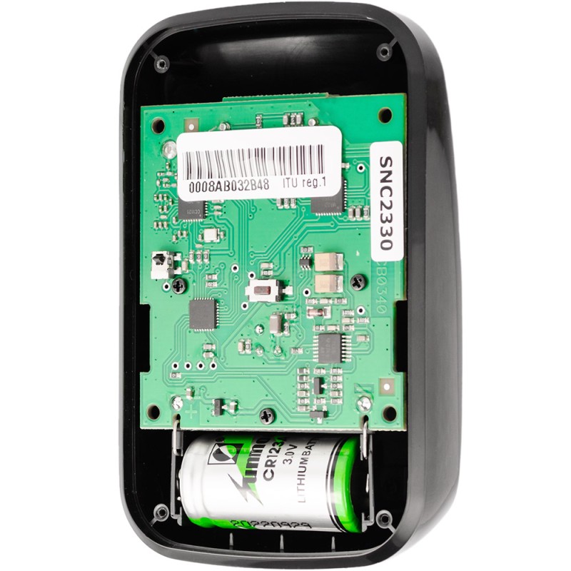 U-PROX Funk-PIR-Bewegungsmelder mit Vorhanglinse, 10m/7,5°, 868 - 868,6 MHz, schwarz - PIR-VB black - 4