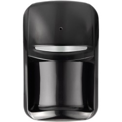 U-PROX Funk-PIR-Kombi-Bewegungs- und Glasbruchmelder mit Vorhanglinse, 10m/7,5°, 8m/120°, 868 - 868,6 MHz, schwarz - PIR Combi V