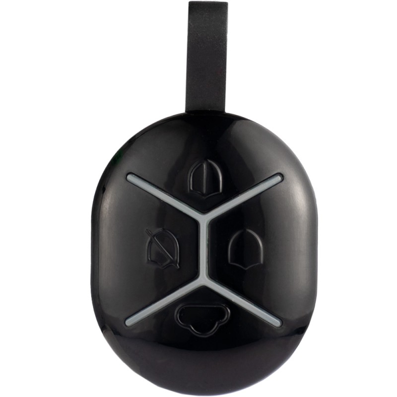 U-PROX Funk-Alarmzentralen-Set, 250 ML, inkl. PIR-Bewegungsmelder, Magnetkontakt und Handsender, schwarz - MPX LE KF kit black -