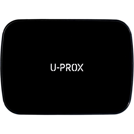 U-PROX Funk-Alarmzentralen-Set, 250 ML, inkl. PIR-Bewegungsmelder, Magnetkontakt und Handsender, schwarz - MPX LE KF kit black -