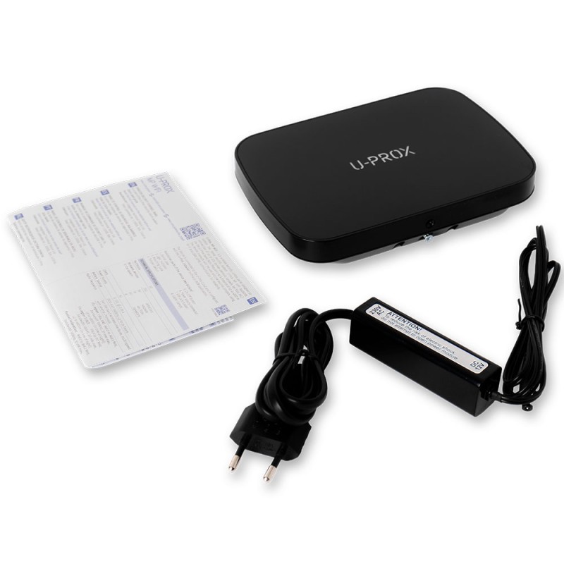 U-PROX Funk-Alarmzentrale, 250 ML, 150 Ausgänge, 868 - 868,6 MHz, 4G, LTE, Grad 2, schwarz - MPX LE black - 4