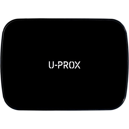 U-PROX Funk-Alarmzentralen-Set, 250 ML, inkl. PIR-Bewegungsmelder, Magnetkontakt und Handsender, schwarz - MPX L KF kit black - 