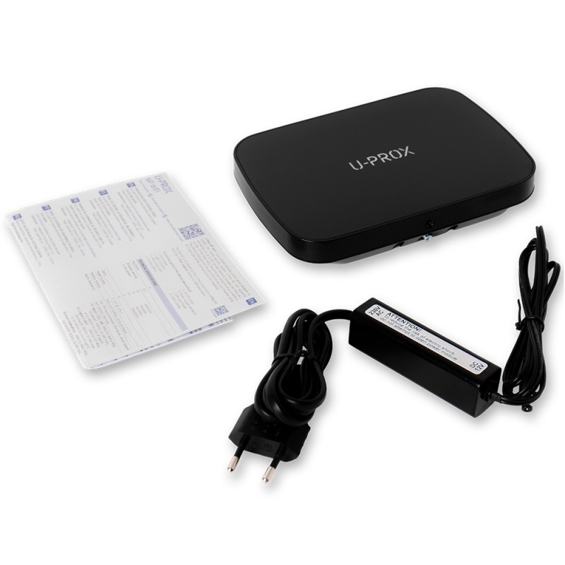 U-PROX Funk-Alarmzentrale, 250 ML, 150 Ausgänge, 868 - 868,6 MHz, 4G, LTE, Grad 2, schwarz - MPX L black - 4