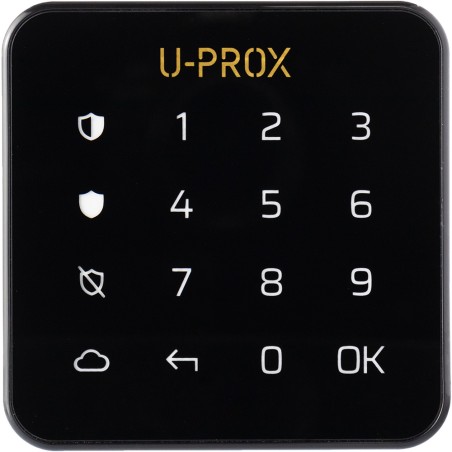U-PROX Bedienteil, Tastatur, 1 Bereich, 868 - 868,6 MHz, schwarz - Keypad G1 black - 1