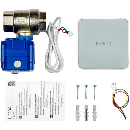 U-PROX Funk-Wasserventil, 868 - 868,6 MHz, DN20(3/4"), weiß - Valve DN20 white - 1