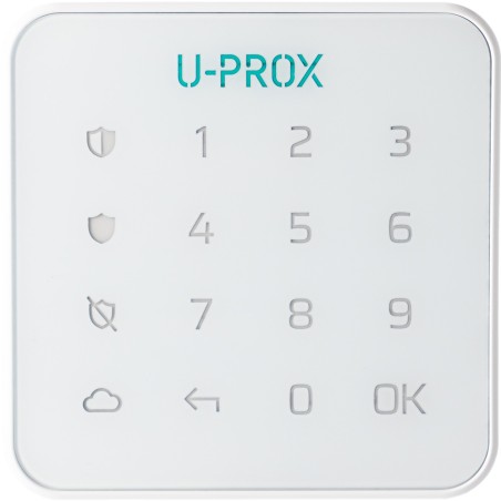 U-PROX Bedienteil, Tastatur, 1 Bereich, 868 - 868,6 MHz, weiß - Keypad G1 white - 1