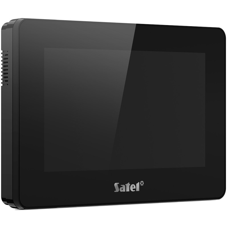 7" touch screen control panel with Mifare reader, TFT display, black - INT-TSH2R-B - 2