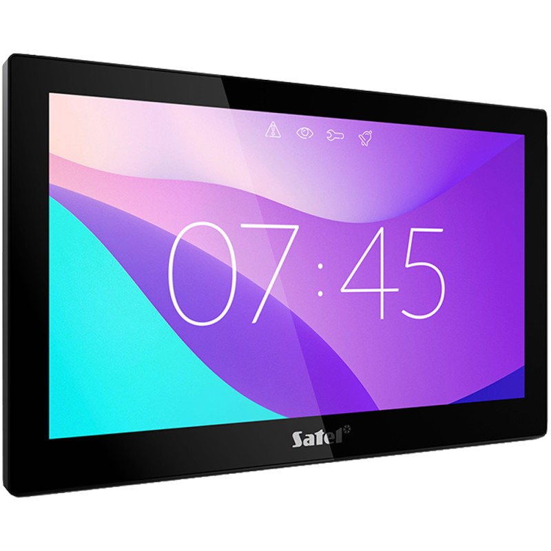 10" Touch-Screen-Bedienteil, TFT-Display, schwarz - INT-TSH210-B - 3