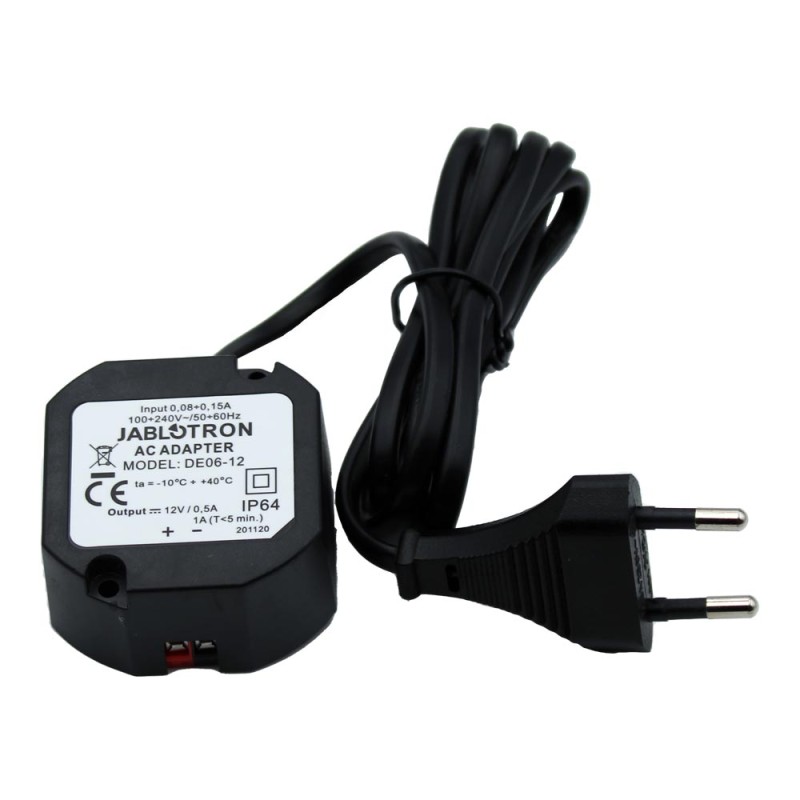 Einbau-Ersatznetzteil 12VDC/500mA für AJA-JA-152/JA-154 - DE06-12 - 1