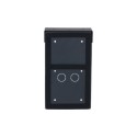 Dahua surface-mounted mounting box, for 2 modules, with rain cover, metal, black - VTM26R2 - 2