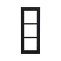 Dahua frame, for 3 modules, black - VTM24P3 - 2