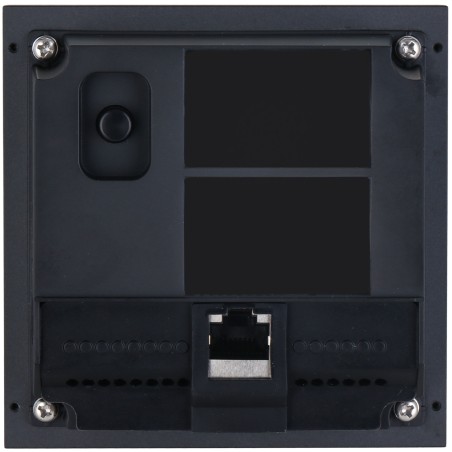 Dahua 2-wire IP video door intercom, 2 MP, IP65, IK07, black - VTO4202FB-P1 - 1