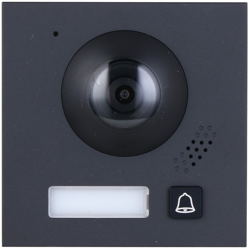 2-Draht-IP-Video-Türsprechstelle, 2 MP, IP65, IK07, schwarz, ohne Logo - VTO4202FB-P1 - 2