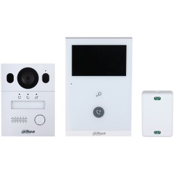 2-Draht-Video-Gegensprechanlagen-Set, 2 MP, 4,3" TFT-Touch-Screen, IP65, IK07, Unterputz - DHI-KTX02(F)/DHI-VTO2003F/DHI-VTH5113
