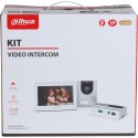 2-Draht-Video-Gegensprechanlagen-Set, 2 MP, 7" TFT-Touch-Screen, IP65, IK07, Aufputz - DHI-KTD01(S)/DHI-VTO2202F-P-S3/DHI-VTH542