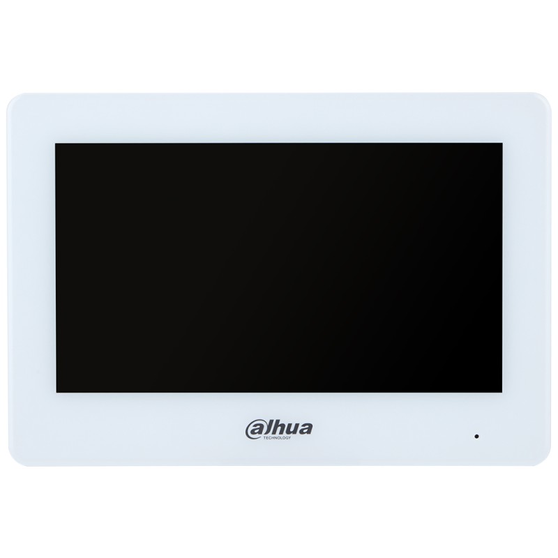 7" 2-wire WLAN monitor, touch screen, white - DHI-VTH5123H-W-S2 - 2