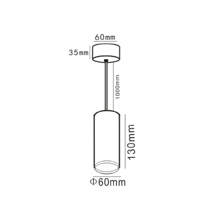 Synergy 21 LED socket GU10 ceiling mounting suspended - 4