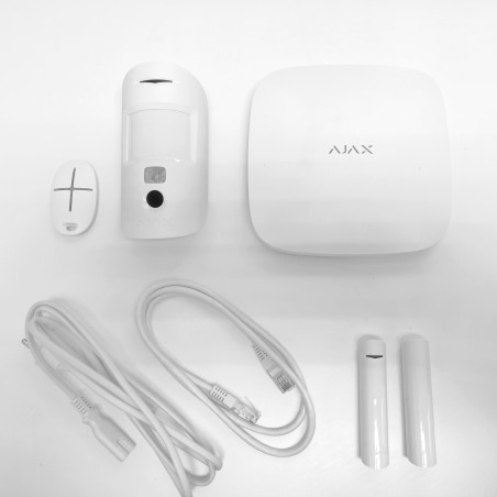 AJAX HUB 2 PLUS - Starterkit CAM,  Weiss