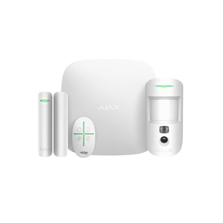 AJAX HUB 2 PLUS - Starterkit CAM,  Weiss