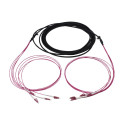 LWL-Kabel, Trunkkabel U-DQ(ZN)BH 4G 50/125, LC/LC OM4 30m, Ring, Synergy21